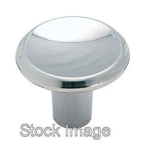 Amerock BP551-26  Polished Chrome 1" Concave Cabinet Knob Pulls Allison Lot of 3